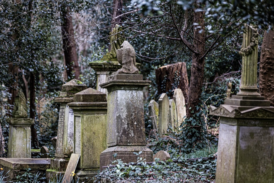 Photo Graveyard symbolism